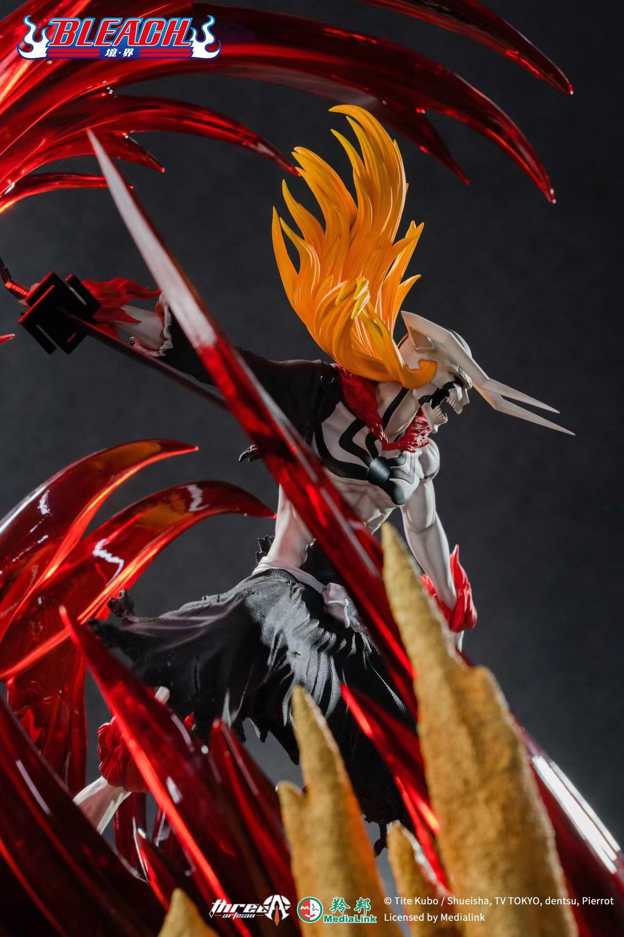 【Sold out】1/6 Scale Licensed Complete Hollowfication Ichigo Kurosaki-ThreeArtisan Studio