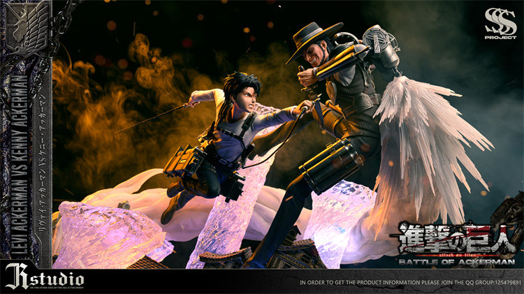 【Sold out】Version A Levi VS Kenny-Attack on Titan-JR Studio