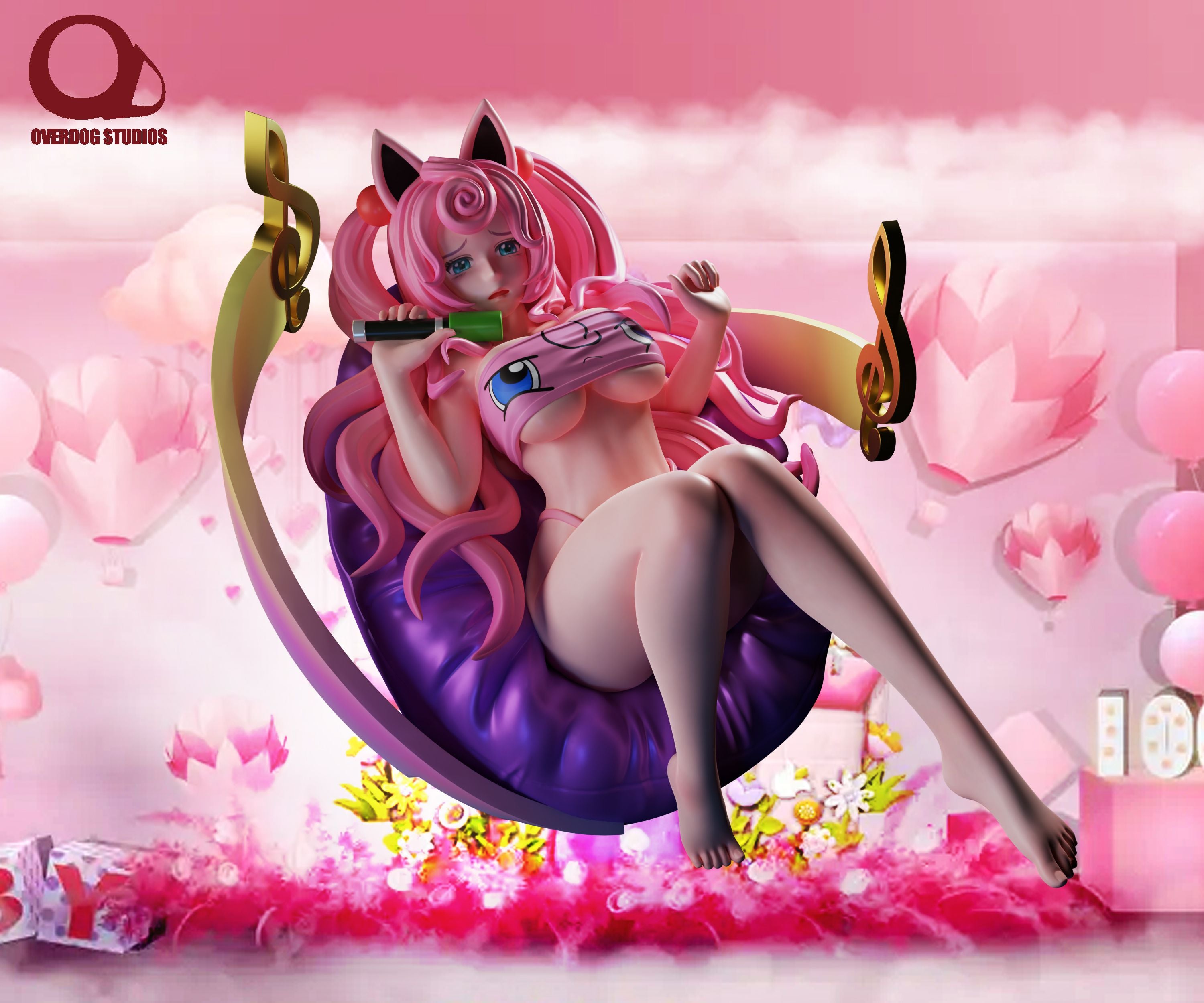 【Pre-sale】1/4 Scale Jigglypuff Girl-Pokemon-OVERDOG Studio