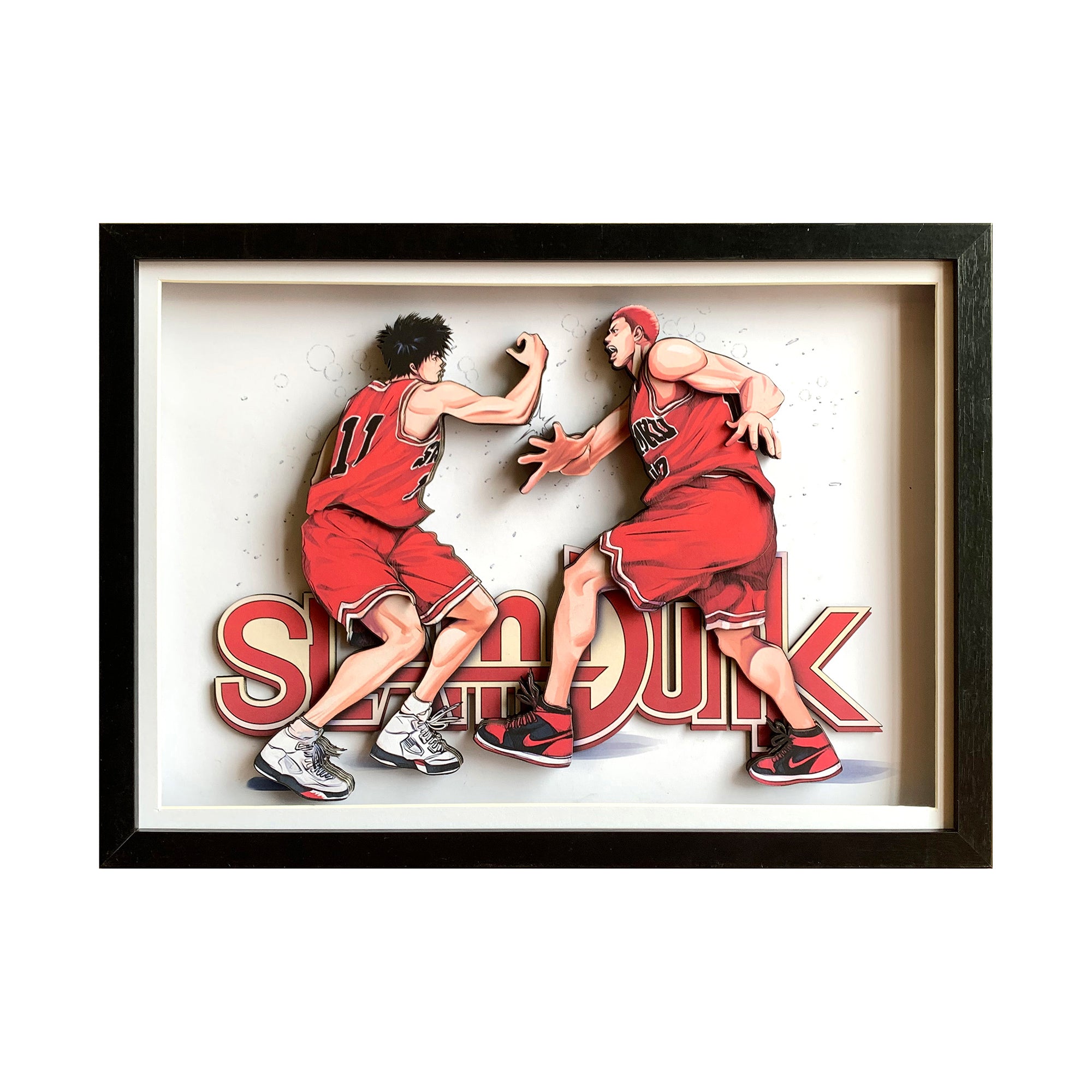 【In stock】Decorative Painting of Rukawa Kaede & Sakuragi Hanamichi-Slam Dunk-Mystical Art Studio