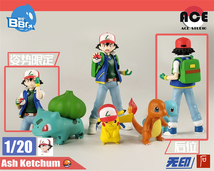 【Pre-sale】1/20 Scale Scale World Zukan TV Series Pokémon Journeys ver. Ash Ketchum-Pokemon-TuJianBBQ Studio