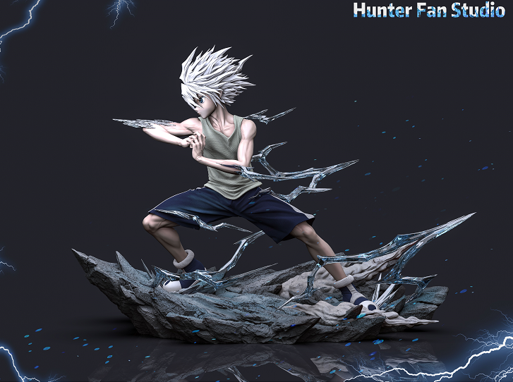 【In stock】1/6 Scale Killua Zoldyck VS Youpi-Hunter x Hunter-Hunter Fan Studio