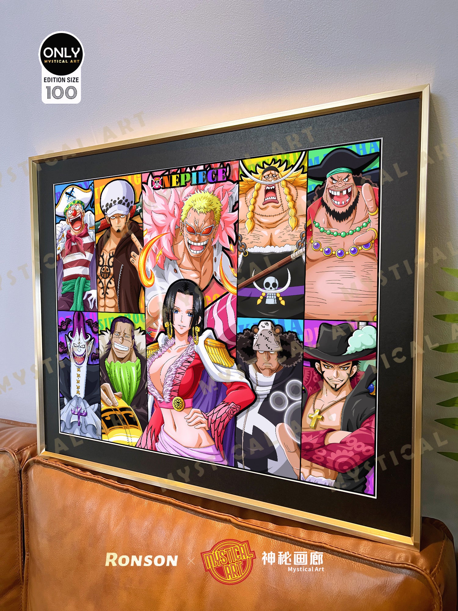 【In stock】Decorative Paint of The Straw Hats/Oka Shichibukai-One piece-Mystical Art Studio