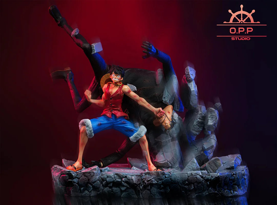 【Pre-sale】POP Scale Monkey D. Luffy Beating Blueno - ONE PIECE  - OPPS Studio