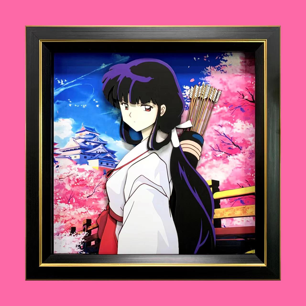 【In stock】3D Decorative Paint of Kikyō-Inuyasha Decorative Painting-momo Studio
