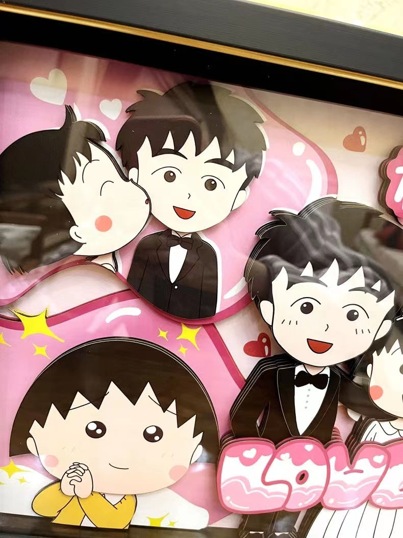 【In Stock】Decorative Paint of Wedding of さくらももこ-Chibi Maruko-chan-momo Studio