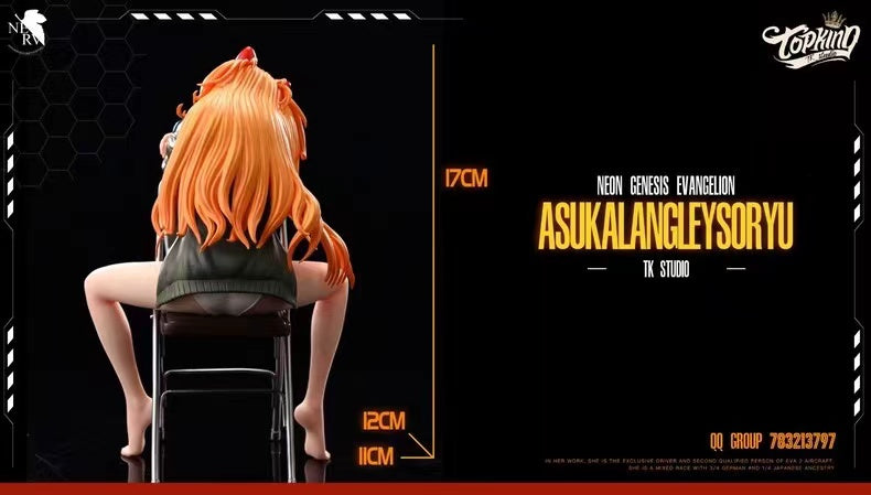 【Sold out】Sitting Asuka Langley Soryu-Evangelion-Top King Studio