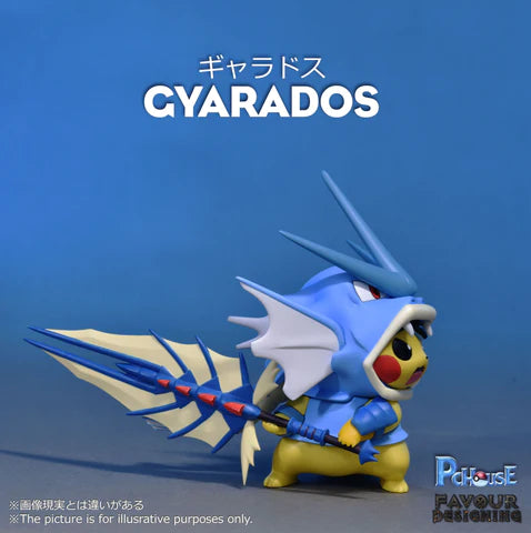 【Sold out no more】Gyarados Family-Pokemon Resin Statue-PCHouse Studio