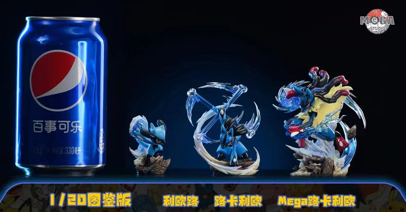 【Pre-sale】1/20 Scale Evolution Group Lucario-Pokemon-Mega Studio