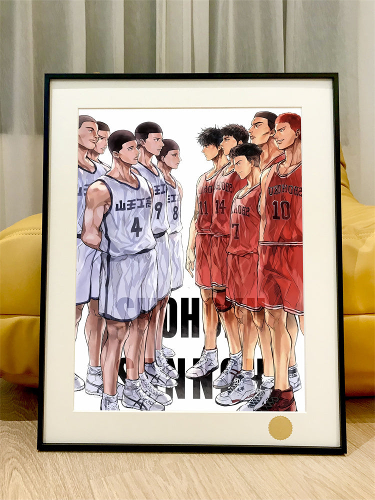 【Pre-sale】Decorative Painting of Shohoku VS Akita SANNOH-Slam Dunk-XingKong Studio