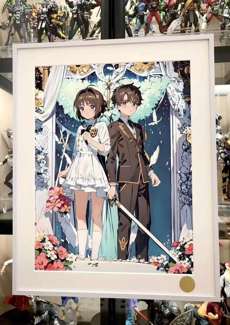 【Pre-sale】Decorative Painting of Sakura & Li Syaoran-Card Captor Sakura-XingKong Studio