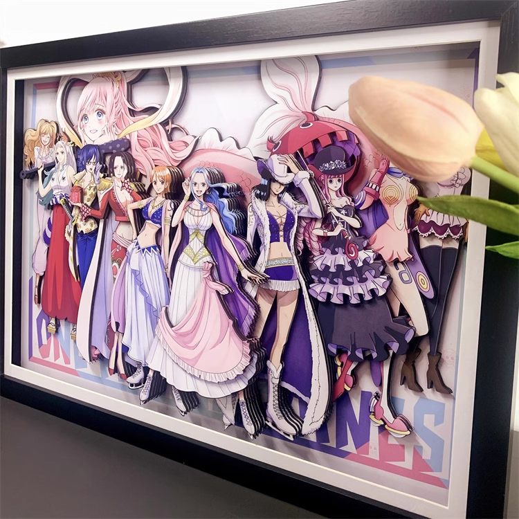 【In stock】Decorative Painting of Boa Hancock, Nami & Robin-One Piece-momo Studio
