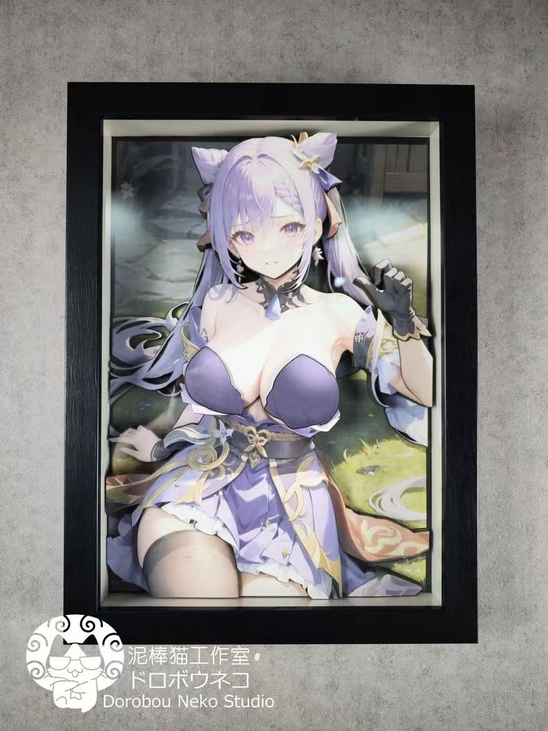 【In stock】DSMG-019 Decorative Painting of Keqing-Genshin Impact-Dorobou Neko Studio