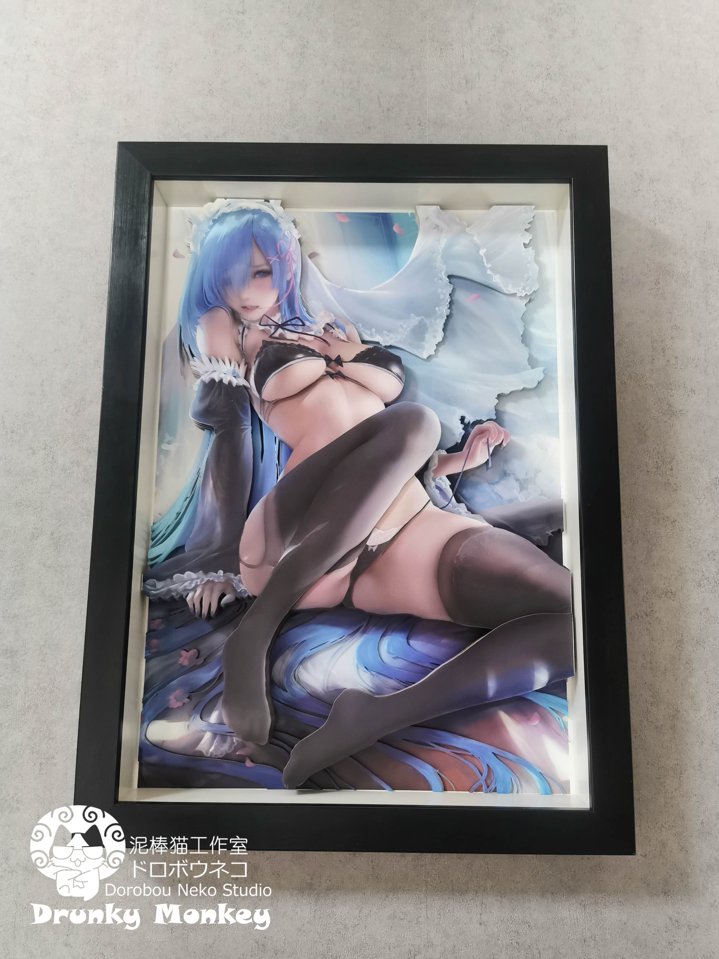 【Pre-sale】Rem 3D Decoration Painting-Re:Starting Life From Zero in a Different World-Dorobou Neko Studio