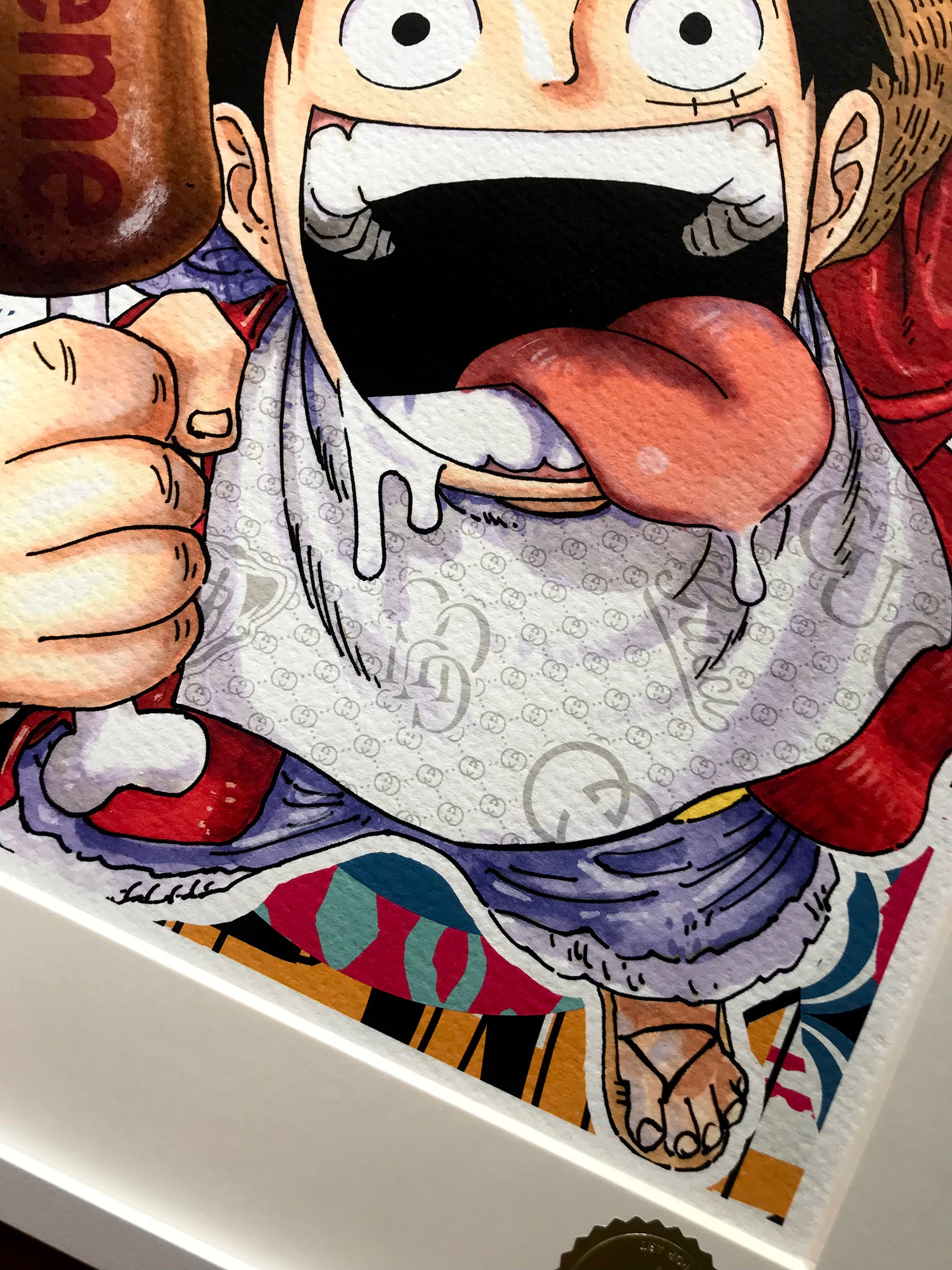 【Pre-sale】Decorative Paint of Trend Painting JoyBoy/Monkey D. Luffy - One piece-Mystical Art Studios