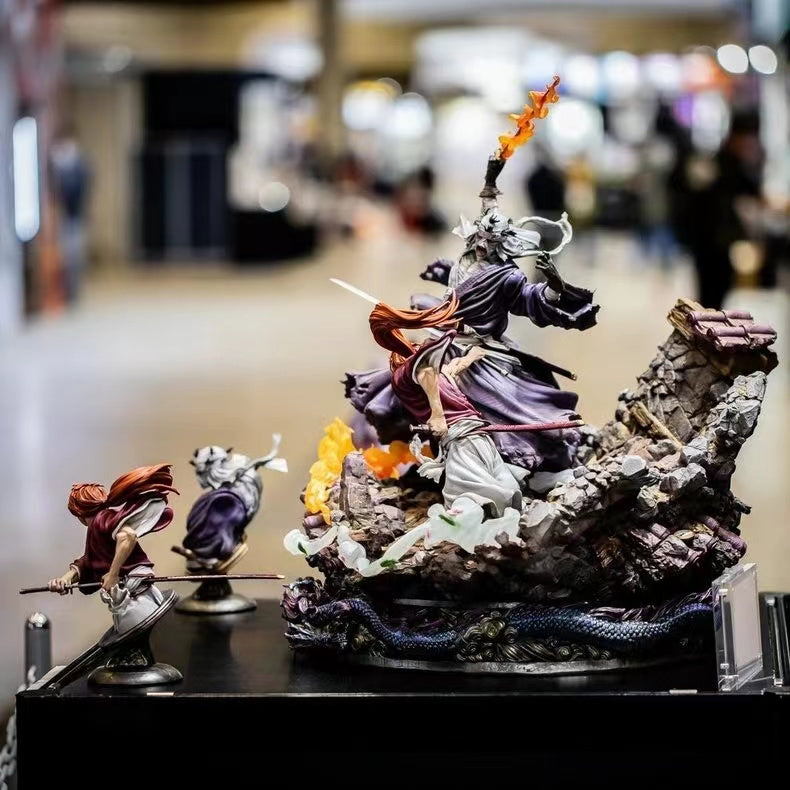 【In stock】1/6 Scale Himura Kenshin VS Shishio Makoto-Rurouni Kenshin-Figurama Studio