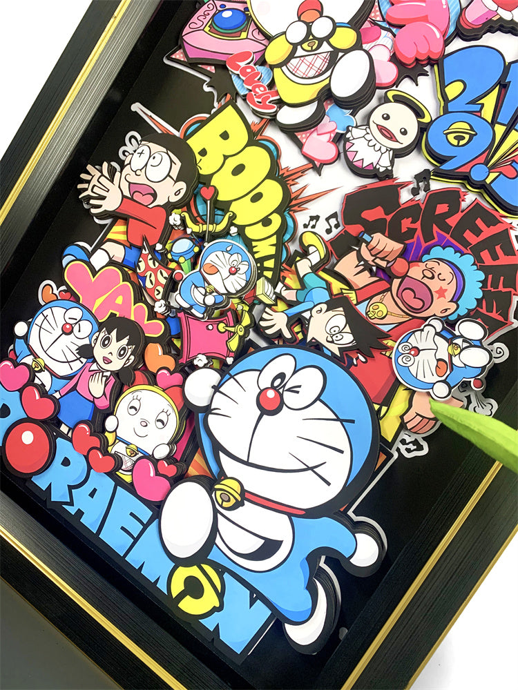 【In stock】3D Decorative Paint of Doraemon & Nobita Nobi-Doraemon-momo Studio