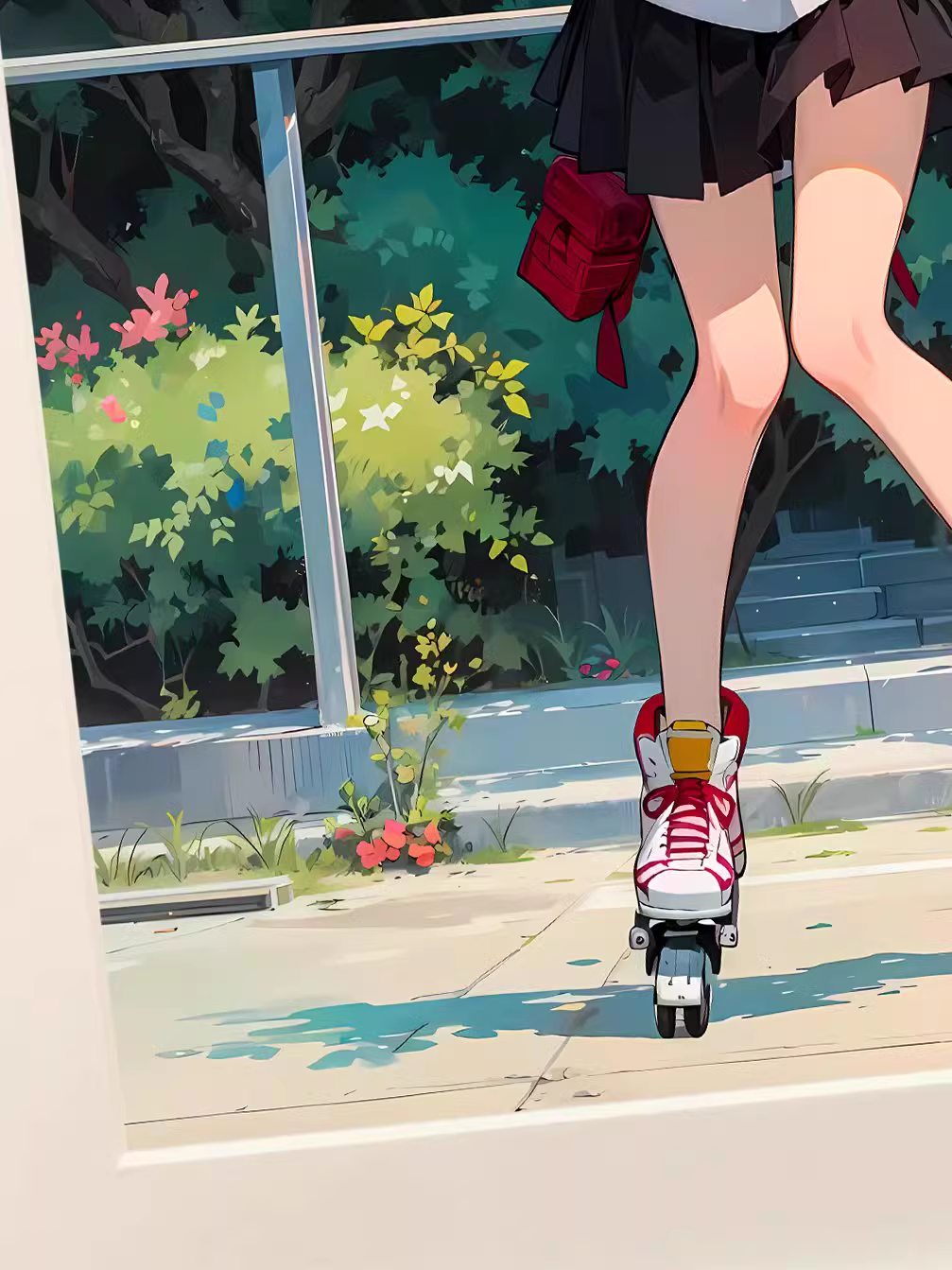 【Pre-sale】Decorative Painting of Roller Skating Sakura-Card Captor-XingKong Studio