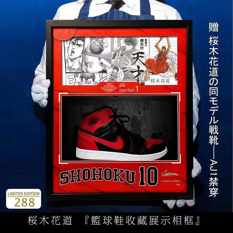 【Pre-sale】Decorative Painting of Basketball Shoes of Sakuragi Hanamichi-Slam Dunk-Billion Birds Studio