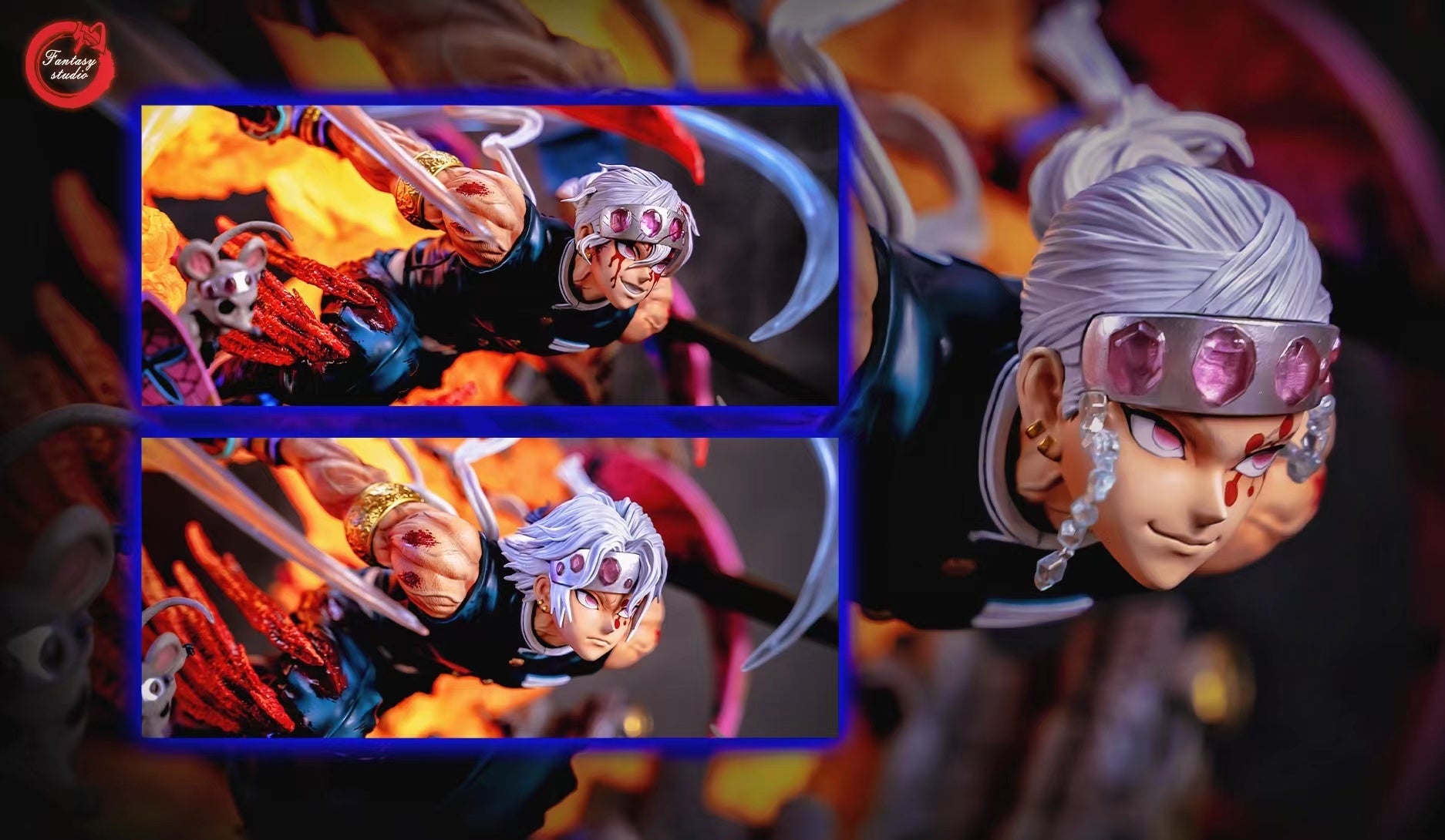 【In stock】1/6 Scale Sound Hashira Tengen Uzui with LED-Fantasy Studio