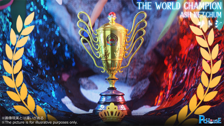 【Few left】The World Champion Ash Ketchum with LED-Pokemon-PCHouse Studio