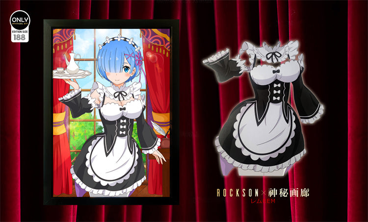 【Pre-sale】Rem 3D Decorative Painting-Re:Starting Life From Zero in a Different World-Mystical Art Studio