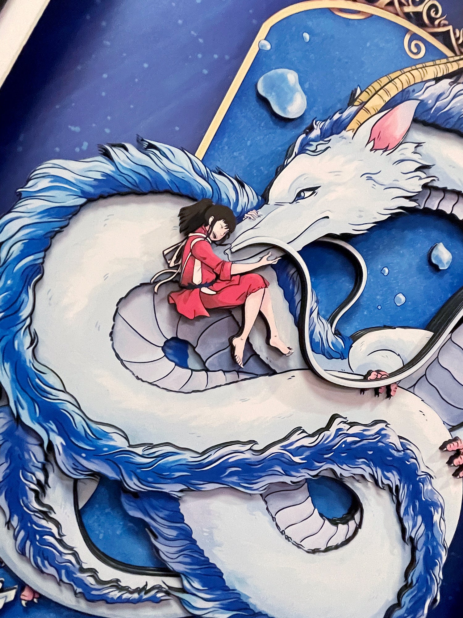 【Pre-sale】3D Decorative Paint of Nigihayami Kohakunushi & Bathhouse-Mystical Art Studio