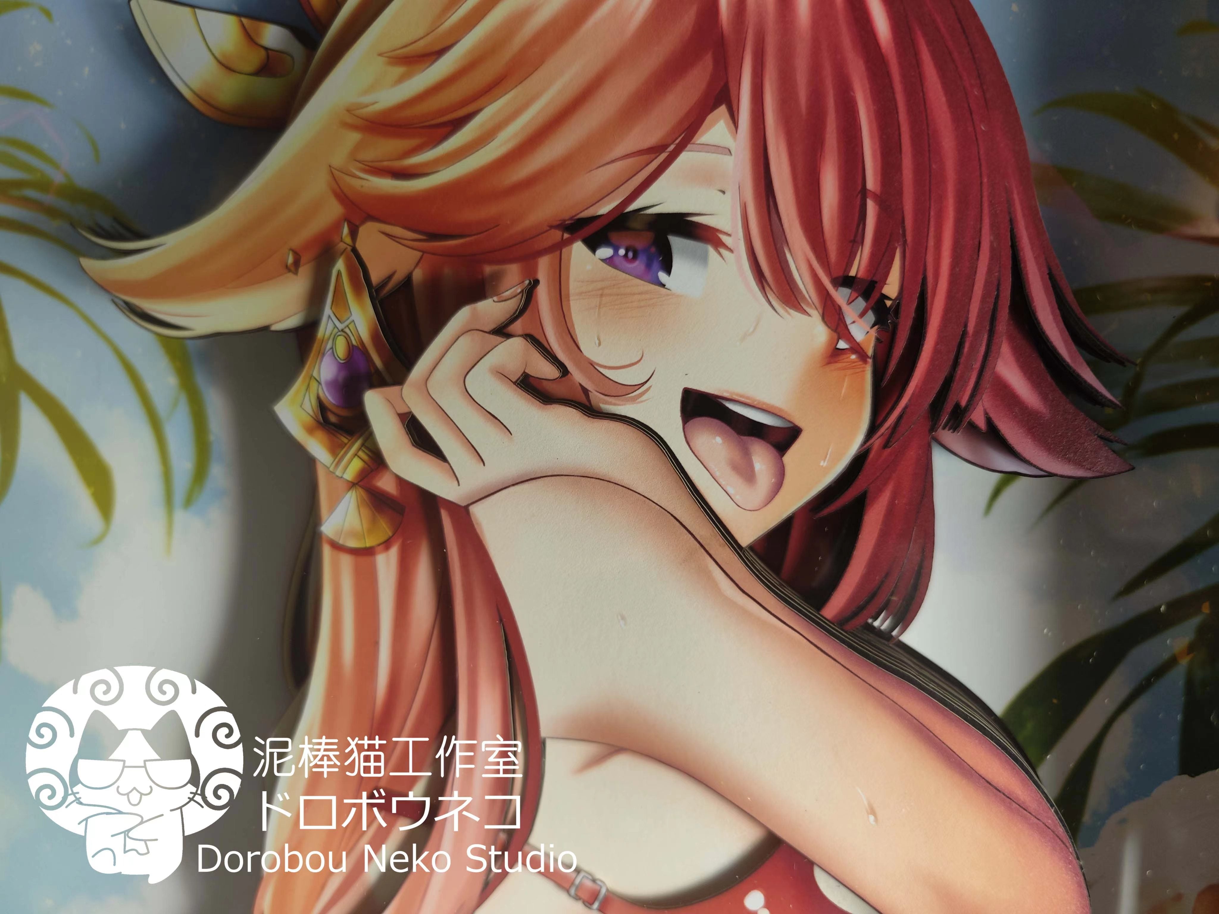 【Pre-sale】DSRL-006 Yae Miko Summer Party Ver.1 Decoration Painting-Genshin Impact-Dorobou Neko Studio