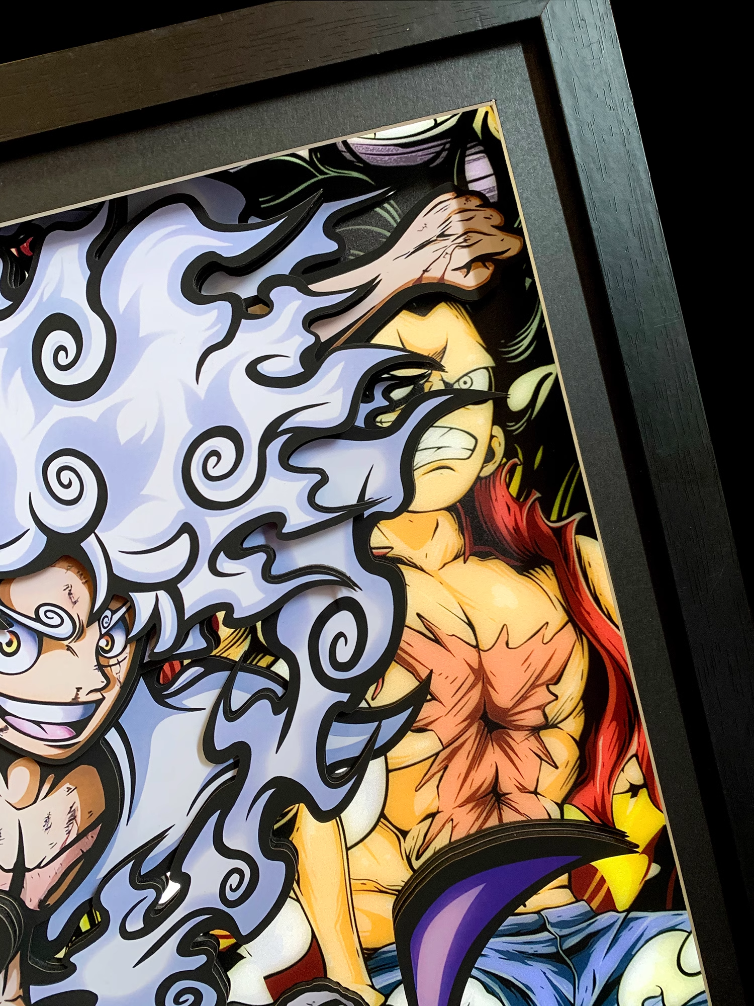 【In stock】Decorative Painting of Gear 5 Luffy-One Piece-Mystical Art Studio
