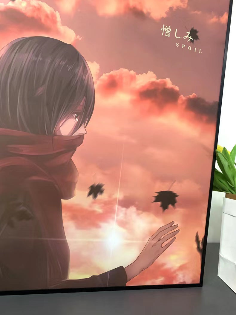 【In stock】Decorative Painting of Mikasa & Eren-Attack on Titan-momo Studio