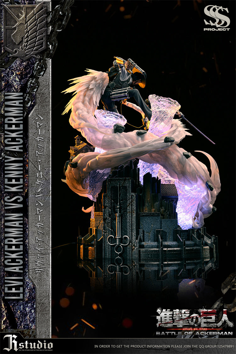 【Sold out】Version A Levi VS Kenny-Attack on Titan-JR Studio