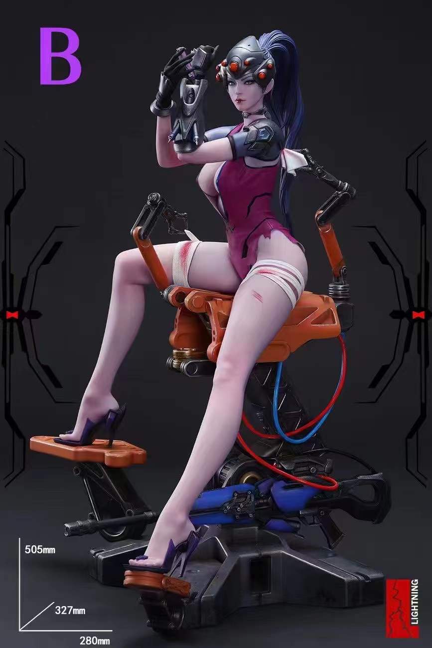【In-Stock】 1/4 Scale Widowmaker Amélie Guillard-Overwatch Resin Statue-Lightning Studio