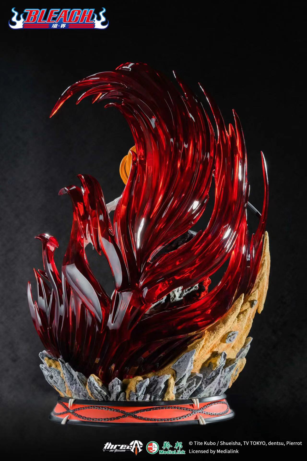 【Sold out】1/6 Scale Licensed Complete Hollowfication Ichigo Kurosaki-ThreeArtisan Studio