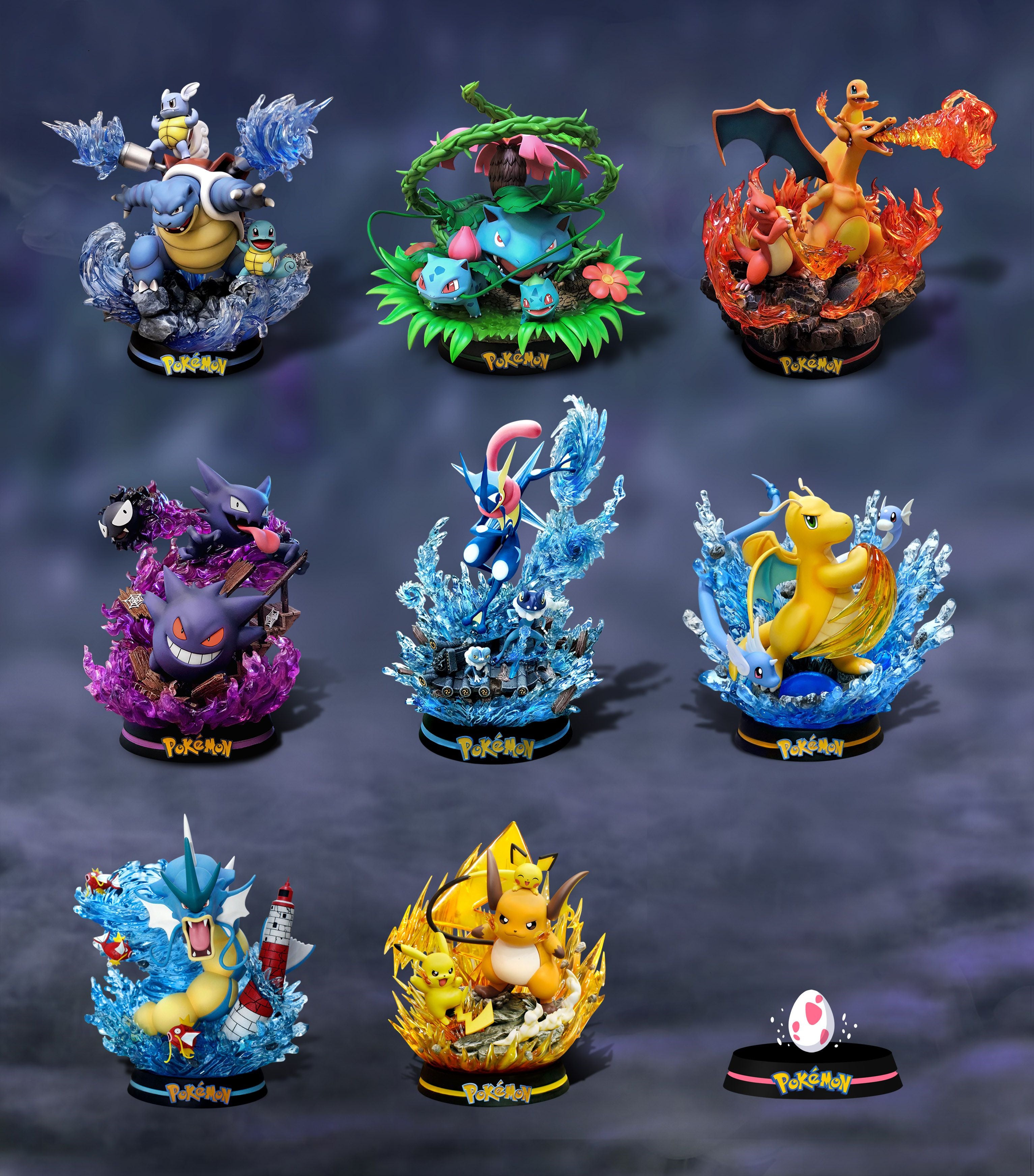 【In stock】Pikachu evolution series-Pokémon-EGG Studio