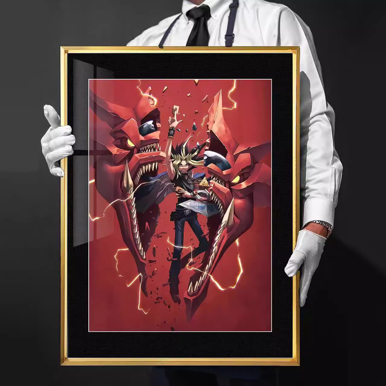 【In stock】Decorative Painting of Atem, Seto Kaiba & Marik Ishtar-Yu-Gi-Oh!-Billion Birds Studio