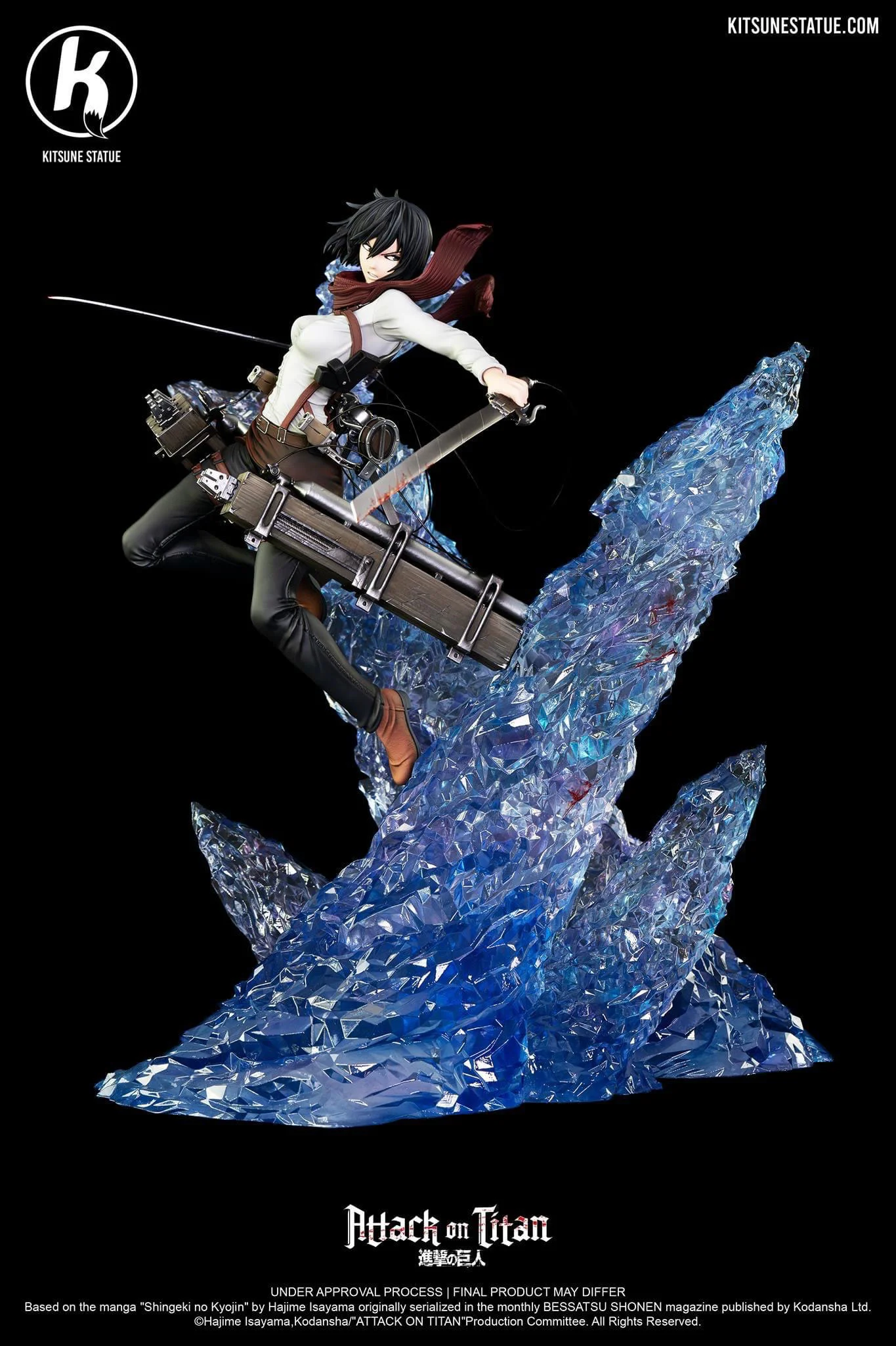 【Pre-sale】1/6 Scale Licensed Mikasa Ackerman-Attack On Titan-Kitsune Studio
