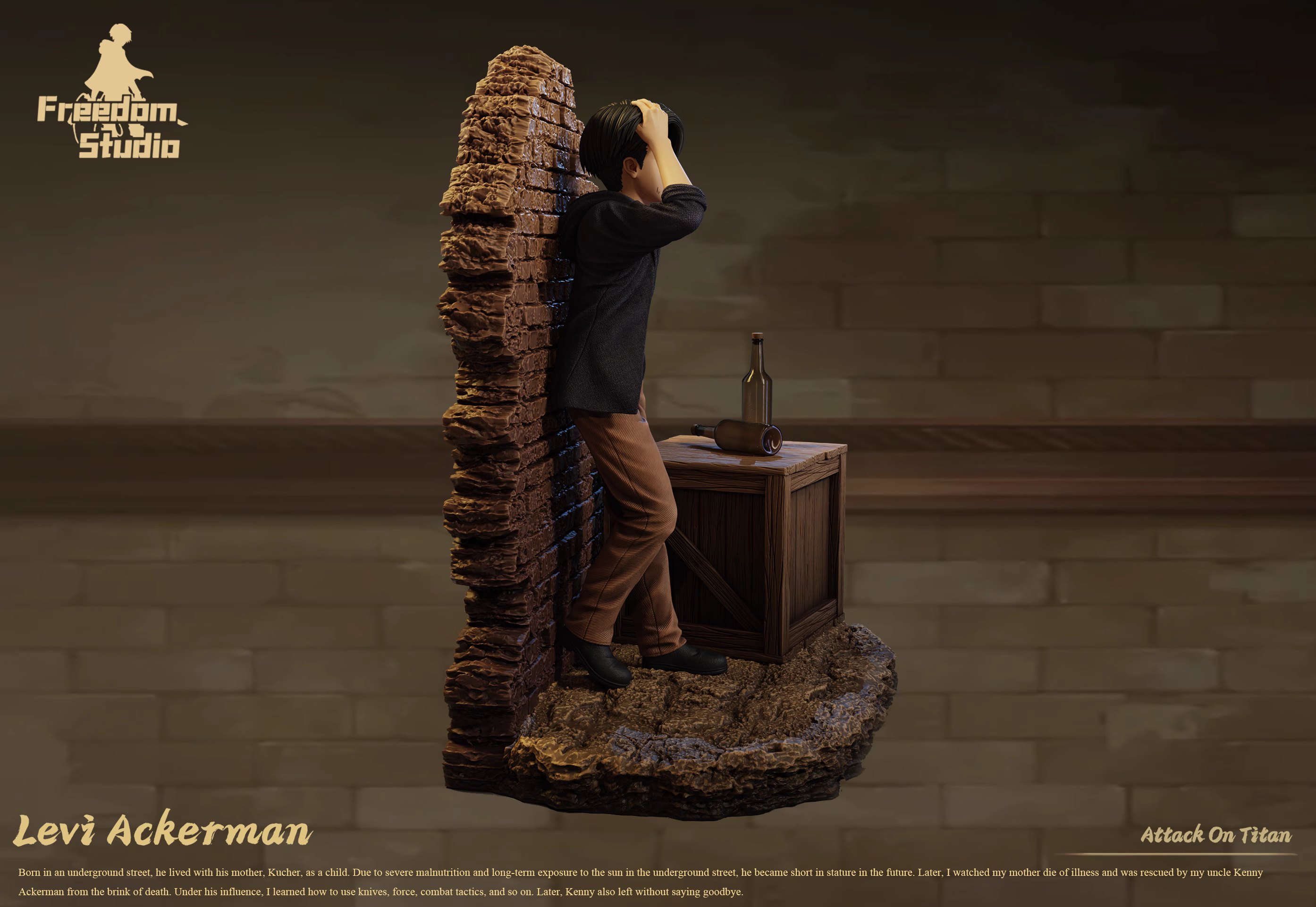 【Pre-sale】Childhood Levi Ackerman-Attack on Titan-Freedom studio