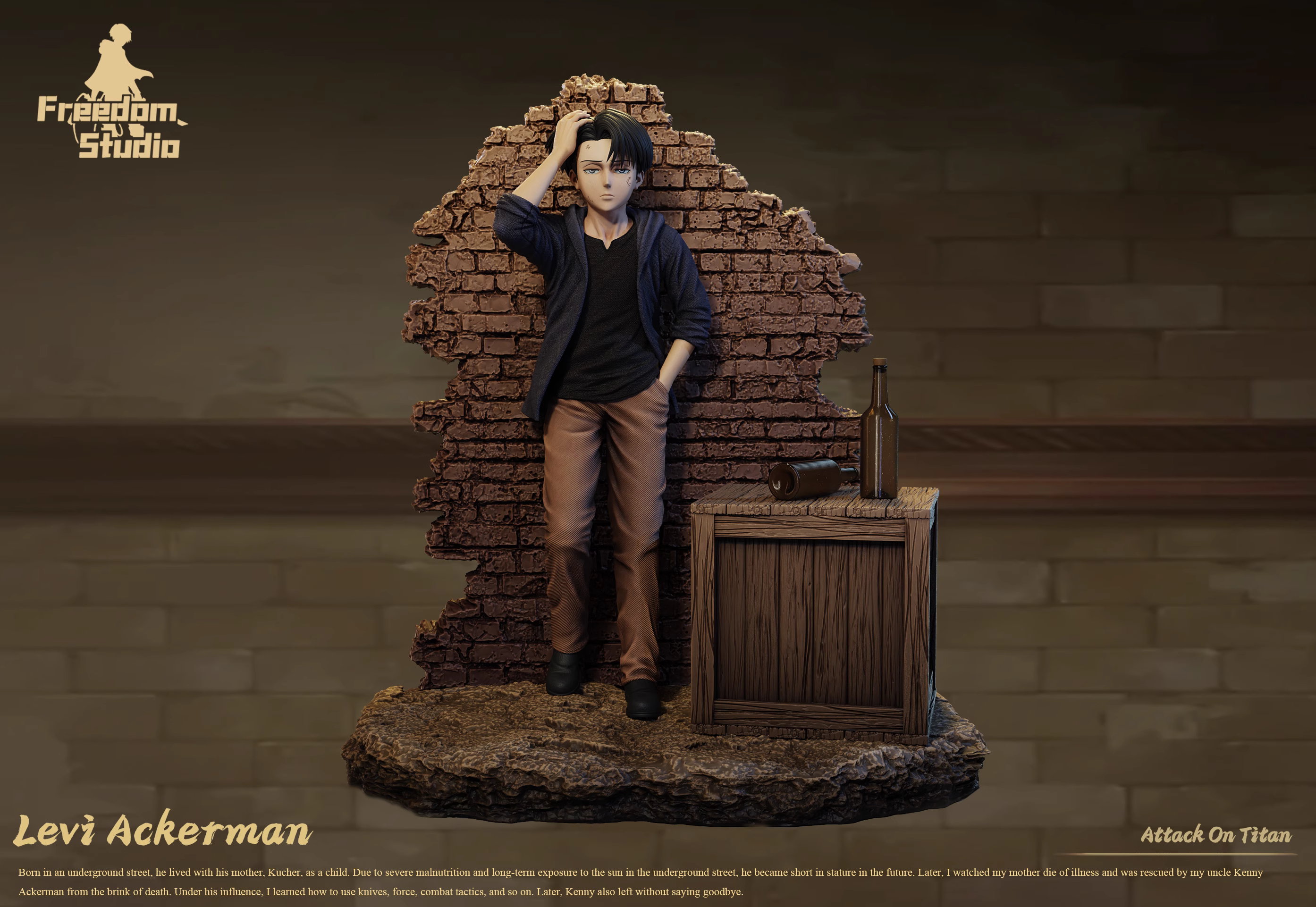 【Pre-sale】Childhood Levi Ackerman-Attack on Titan-Freedom studio
