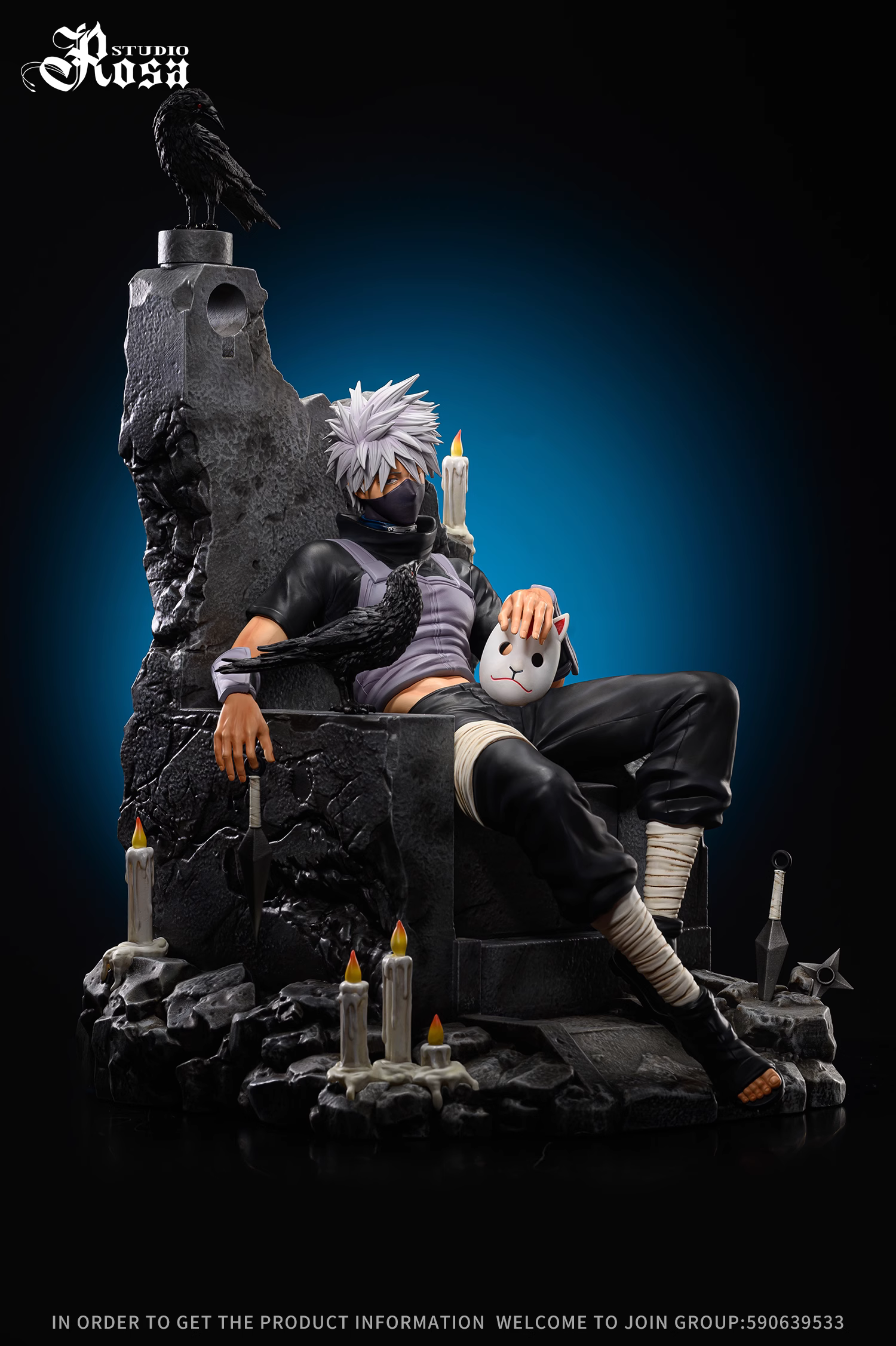 【Pre-sale】1/4 Scale Uchiha Itachi & Hatake Kakashi-Rosa Studio