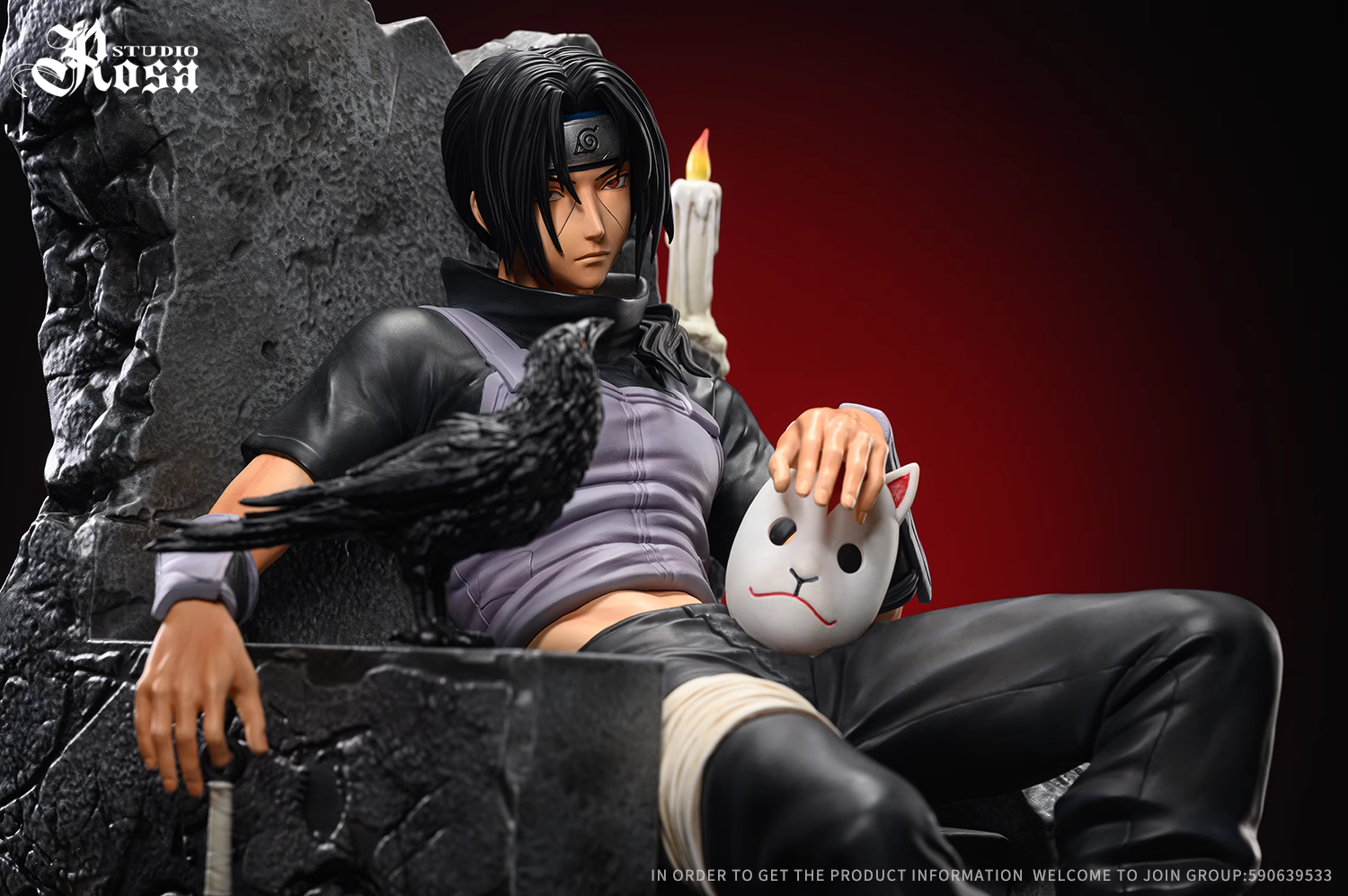 【Pre-sale】1/4 Scale Uchiha Itachi & Hatake Kakashi-Rosa Studio