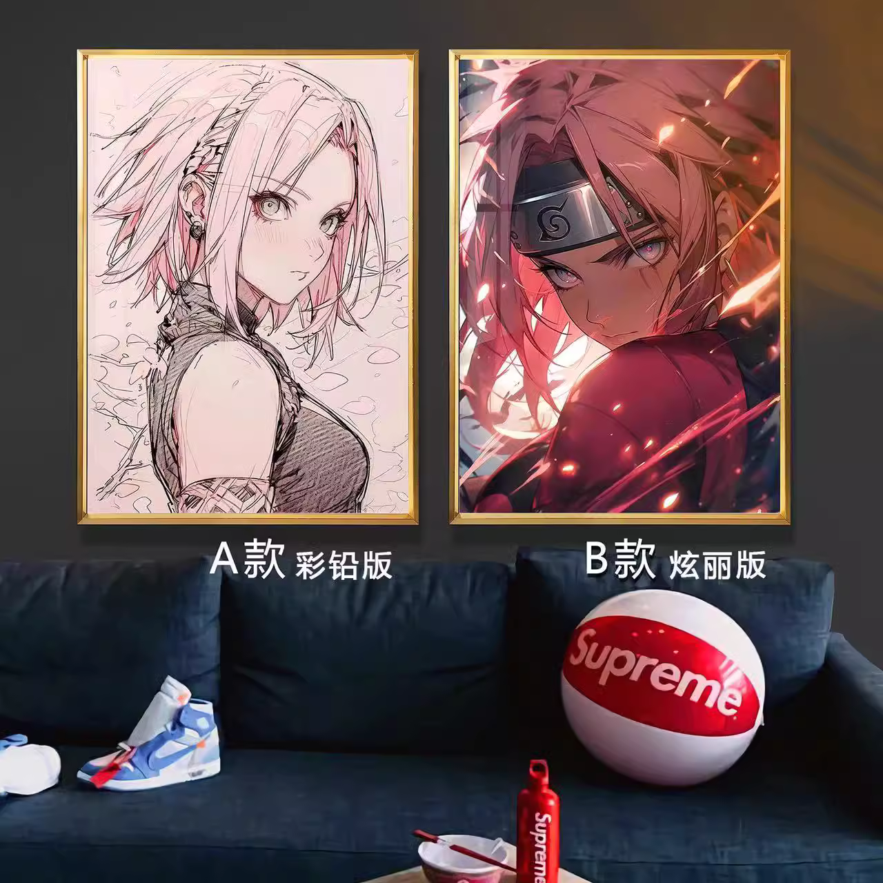 【In stock】Decorative Painting of Haruno Sakura-Billion Birds Studio