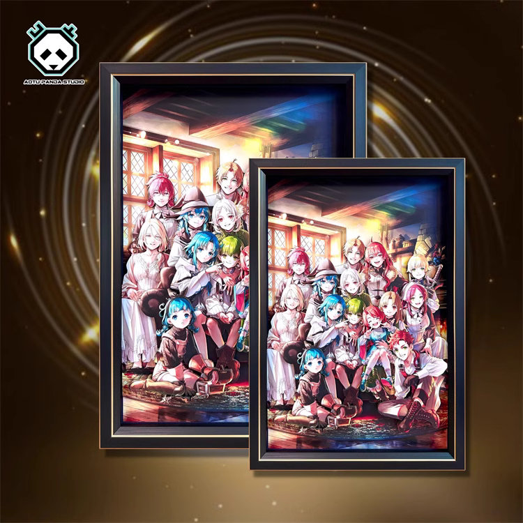 【In stock】3D Decorative Painting of Whole Characters in Mushoku Tensei：Jobless Reincarnation-AoTu Panda Studio