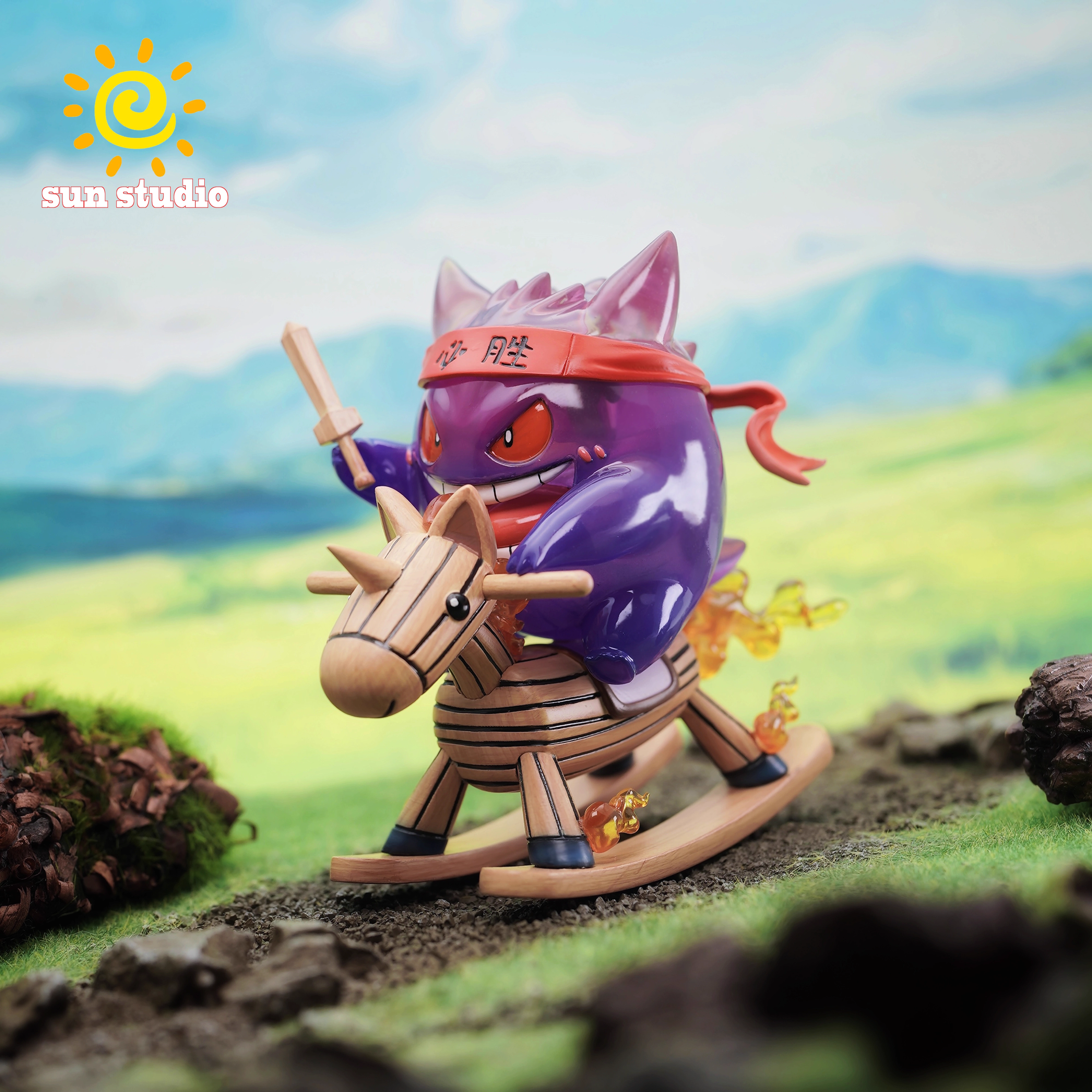 【Pre-sale】Rocking Horse Gengar-Pokemon-SUN Studio