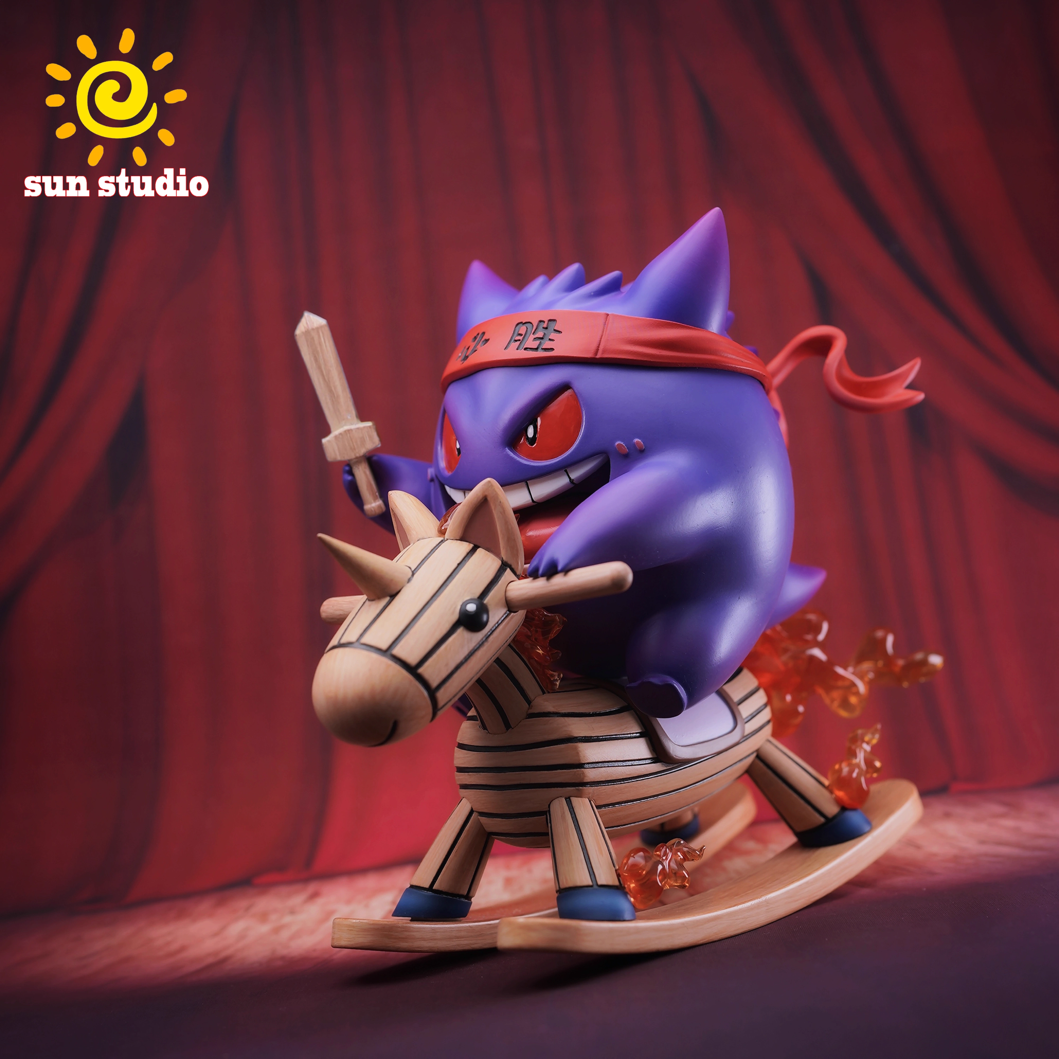 【Pre-sale】Rocking Horse Gengar-Pokemon-SUN Studio