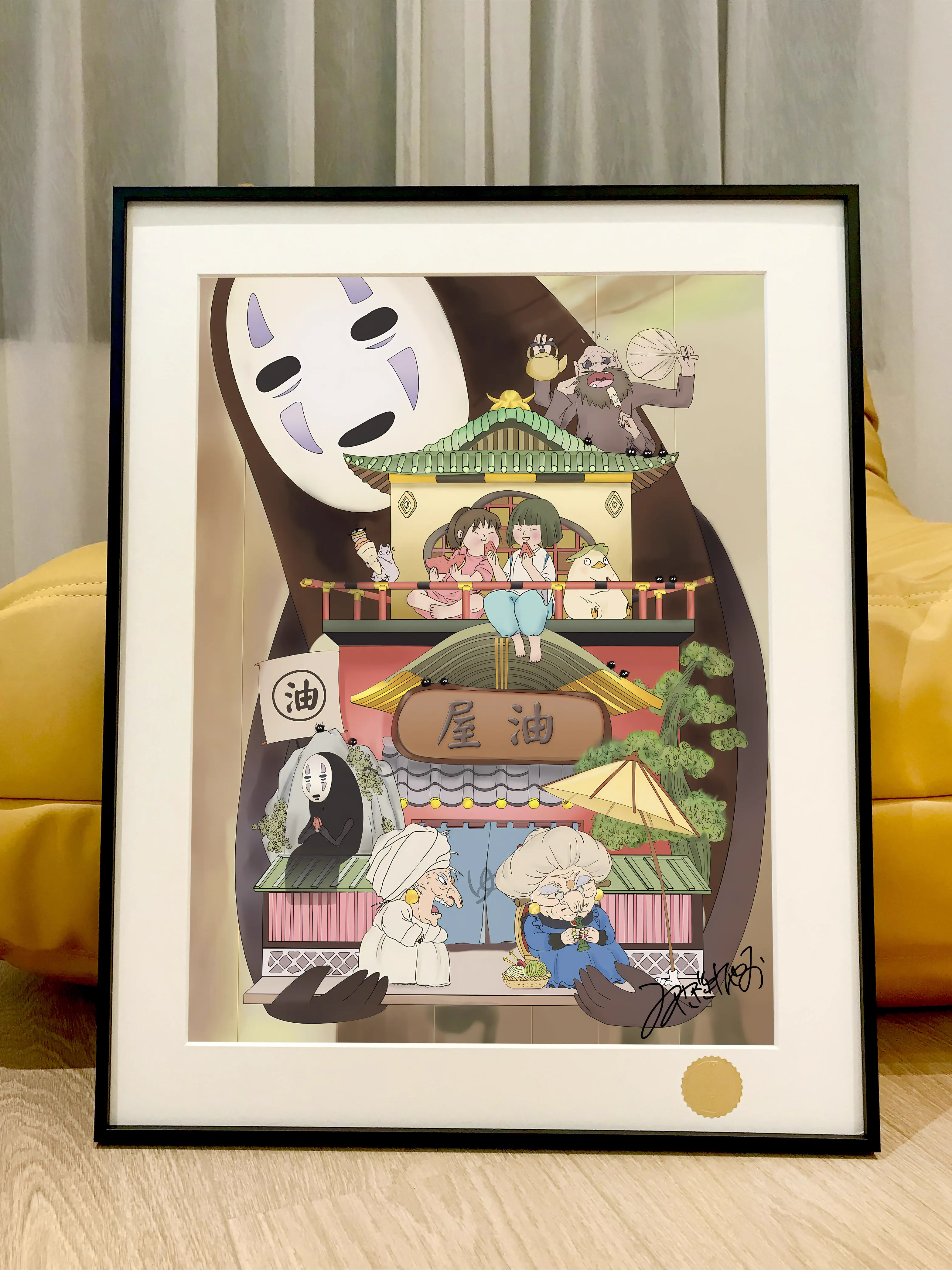 【Pre-sale】Decorative Painting of Spirited Away-Studio Ghibli-XingKong Studio