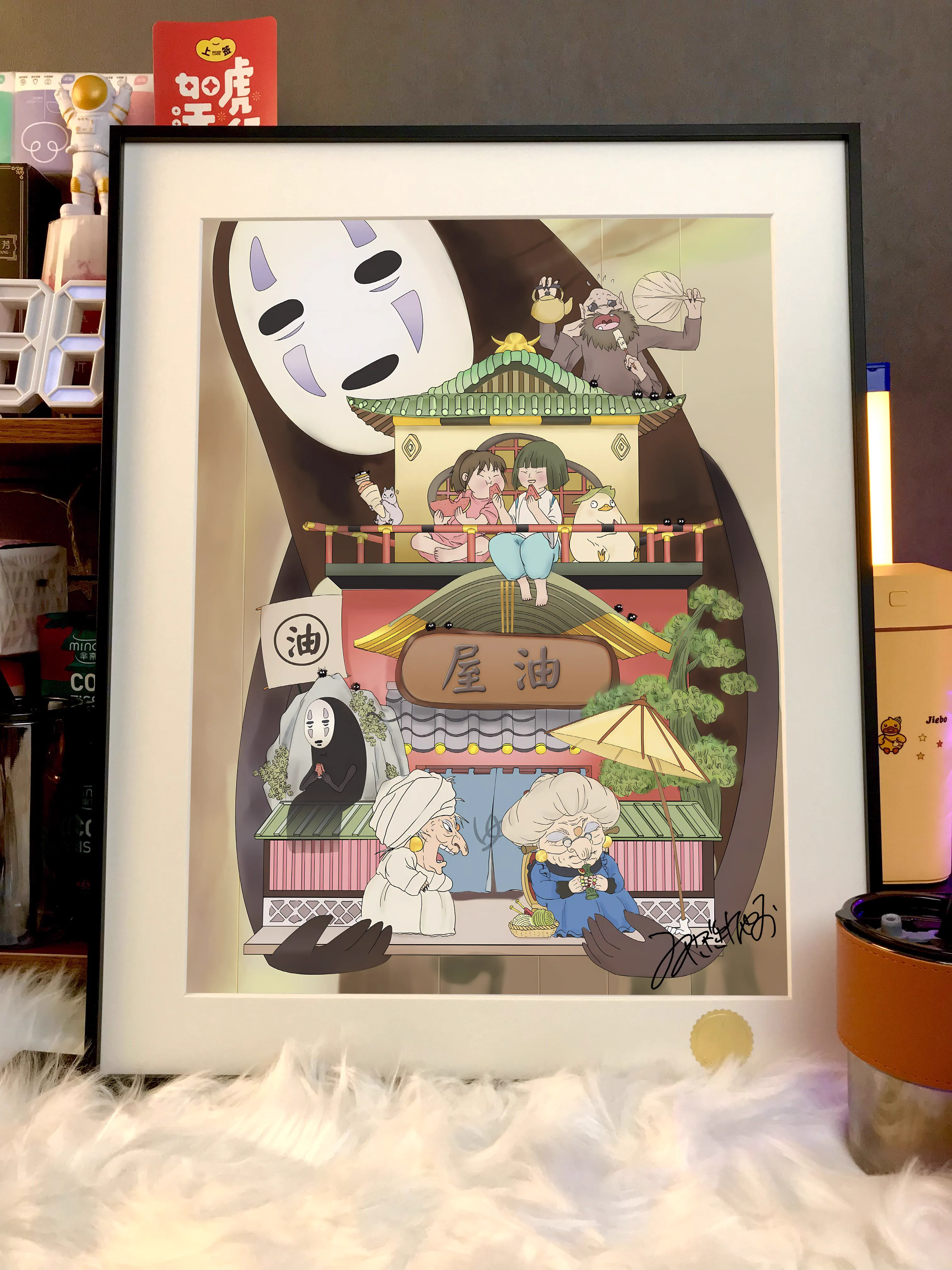 【Pre-sale】Decorative Painting of Spirited Away-Studio Ghibli-XingKong Studio