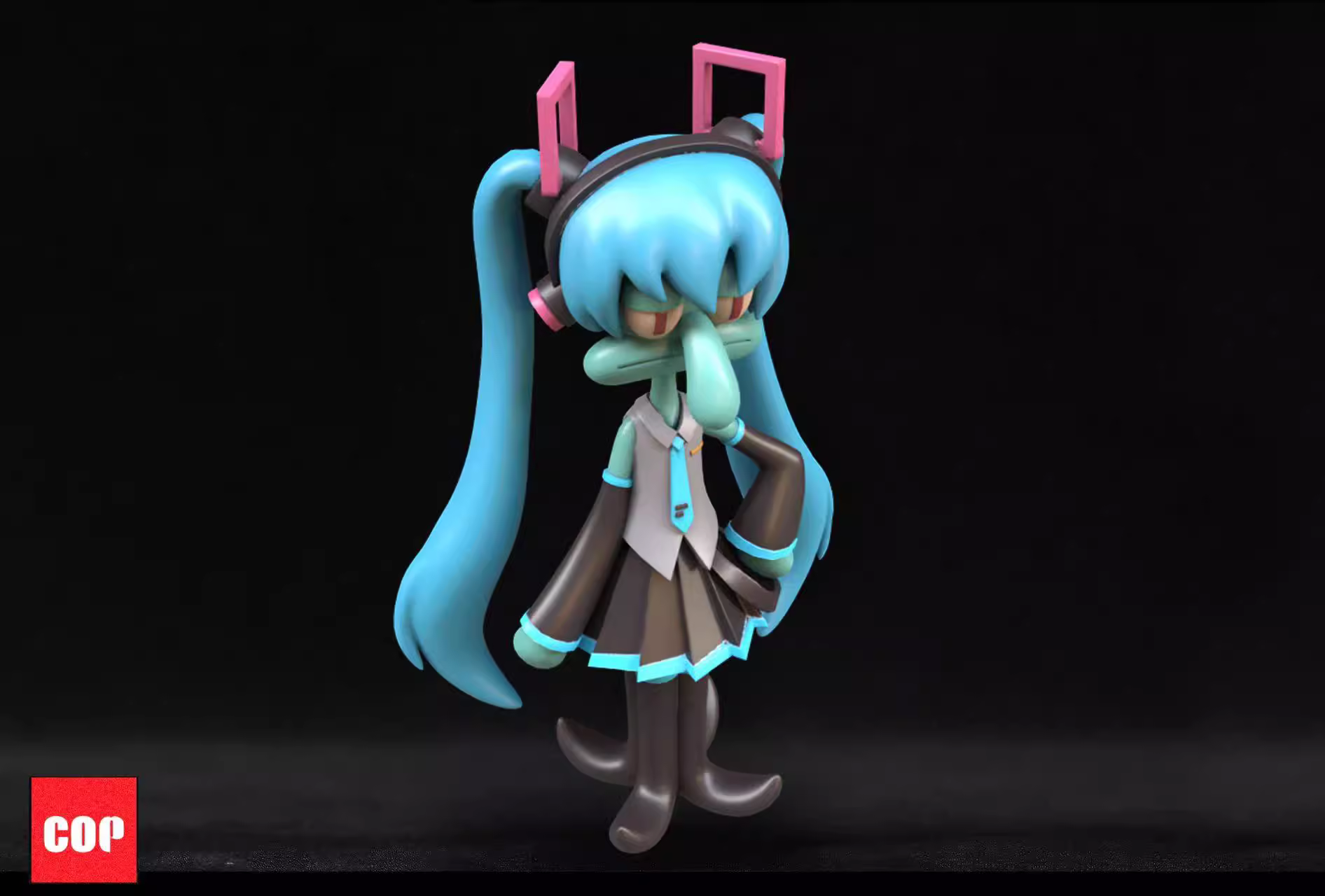 【In stock】Squidward Tentacles COS Hatsune Miku-SpongeBob SquarePants-COR Studio