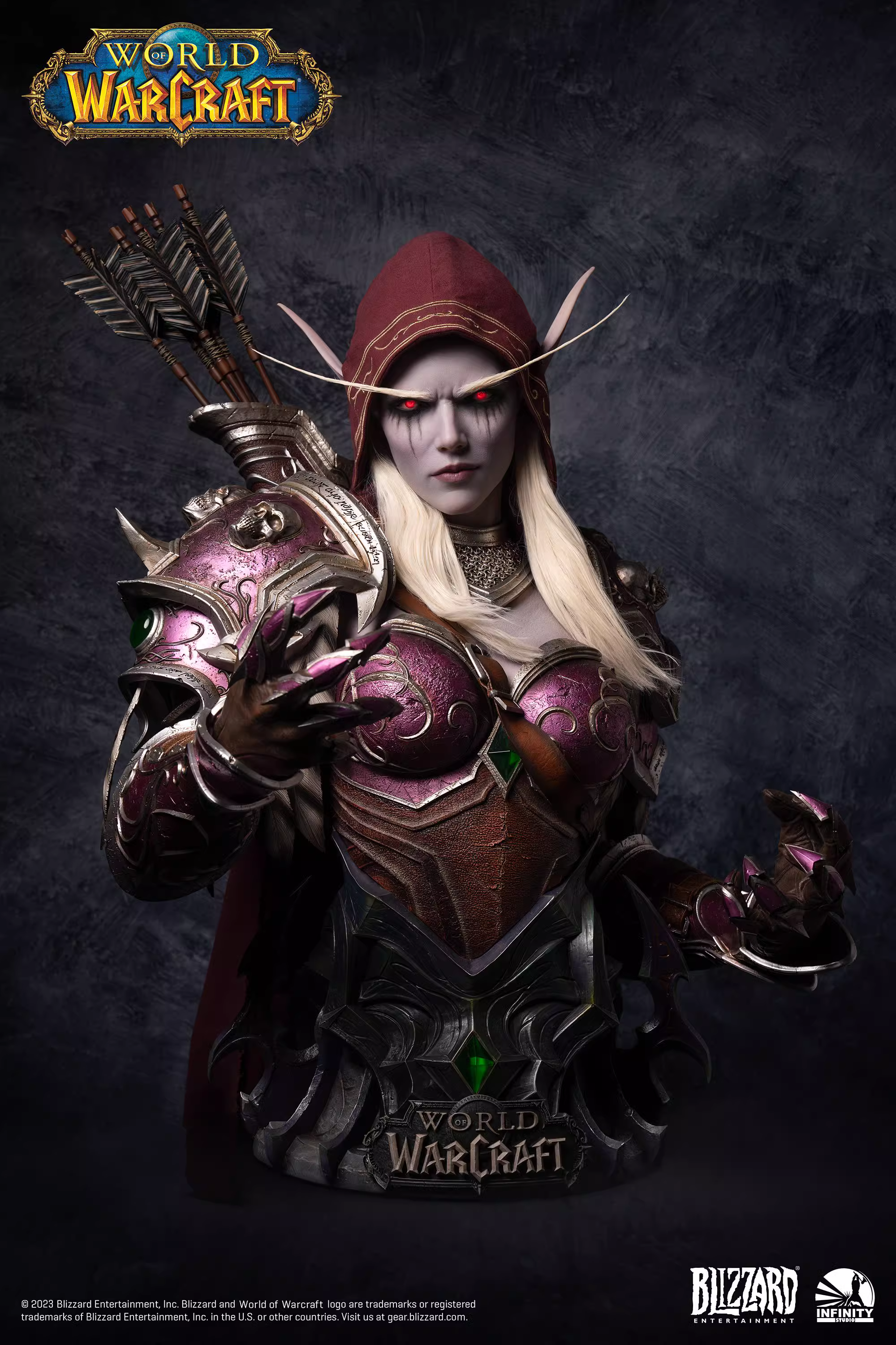 【Pre-sale】1/1 Scale Bust of Sylvanas Windrunner-Warcraft Ⅲ-Infinity Studio