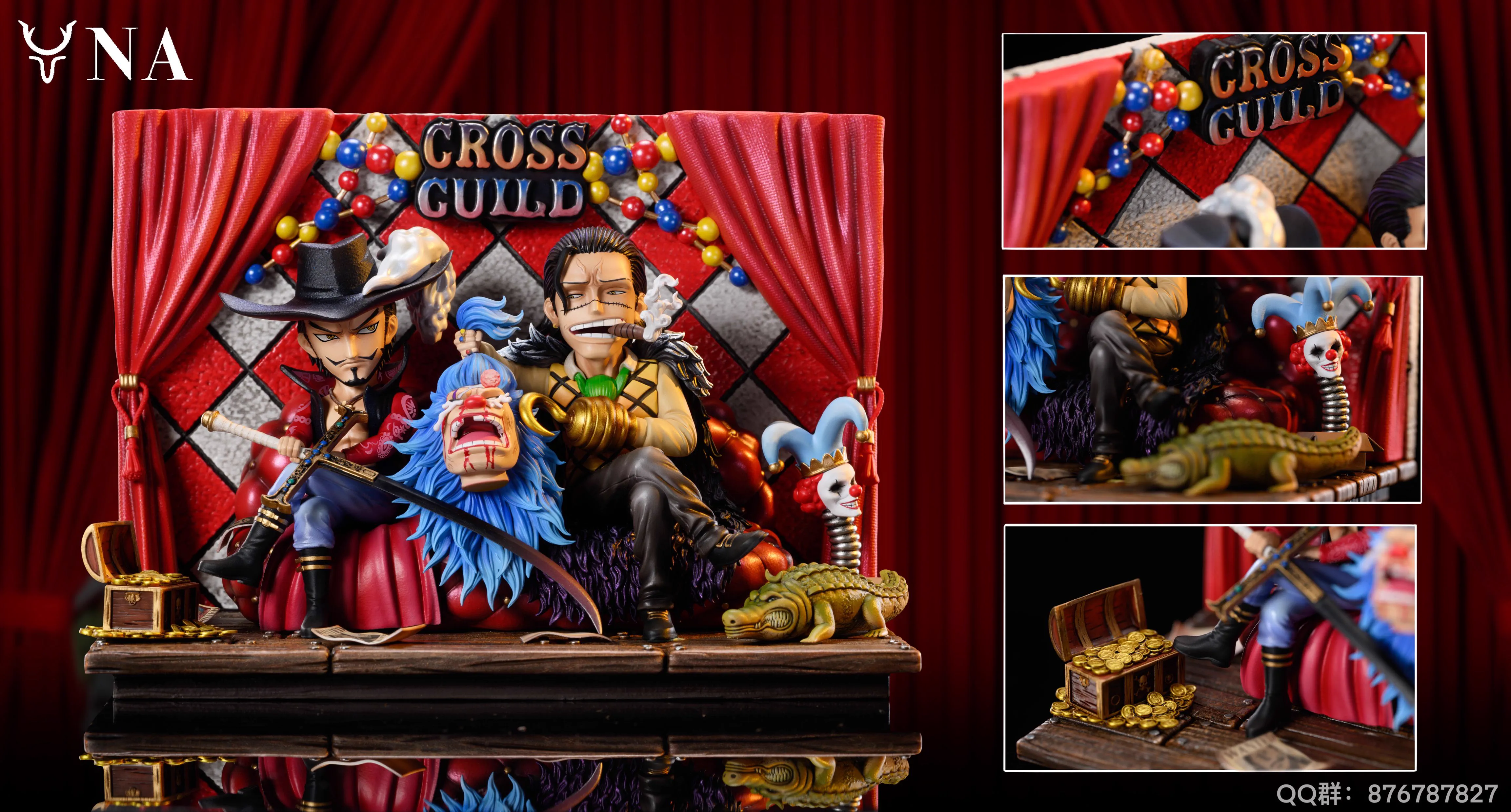 【Pre-sale】WCF Scale Dracule Mihawk, Buggy & Sir Crocodile-One piece-YNA Studio