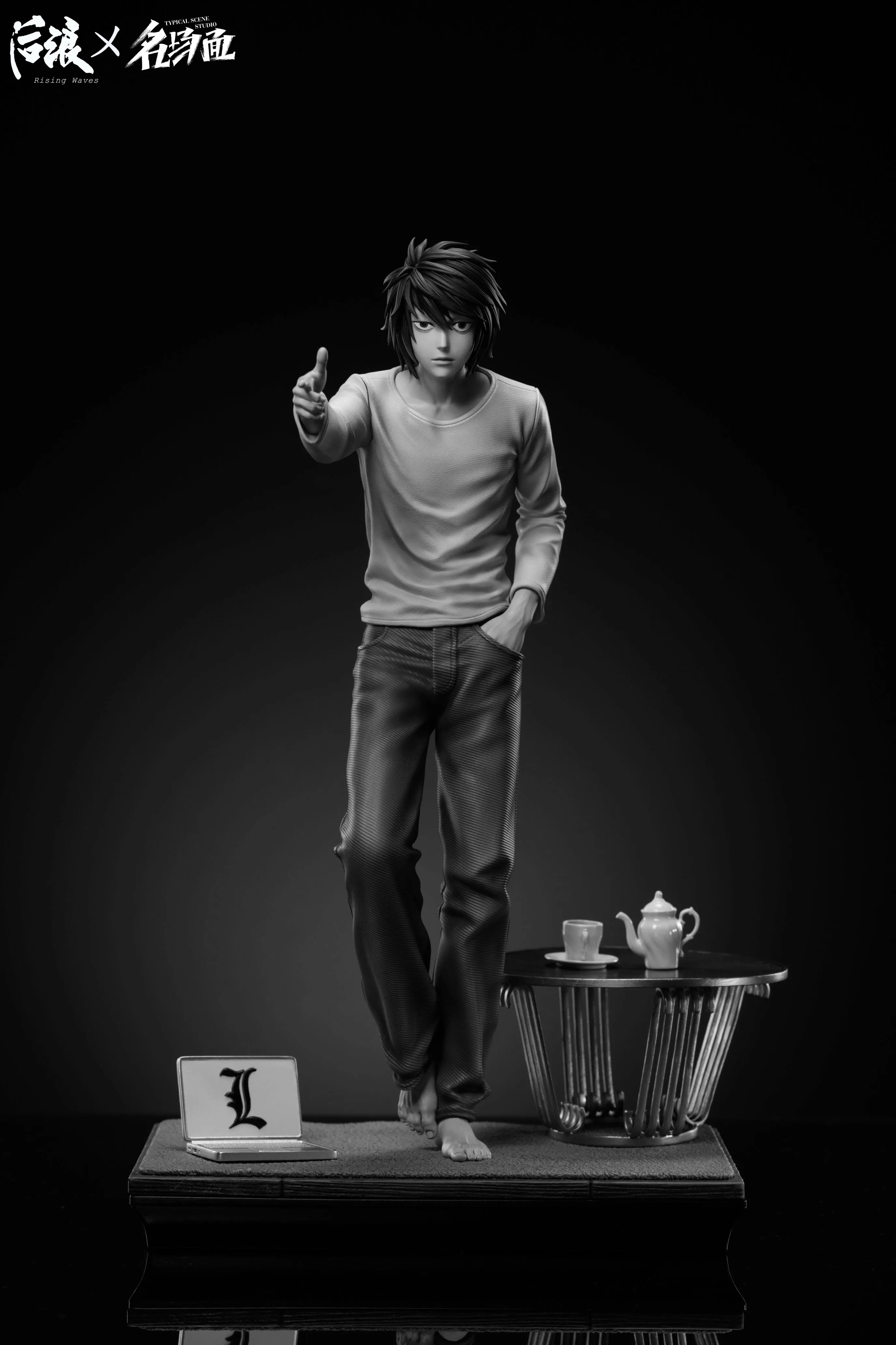 【Pre-sale Closed】1/6 Scale L·Lawliet-Death Note-Rising Waves Studio x Typical Scene Studio